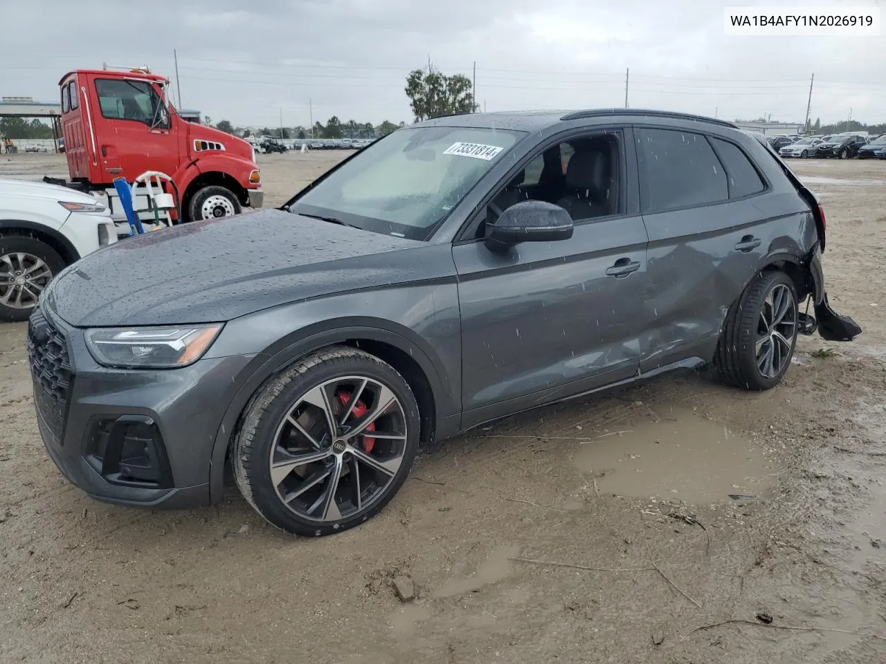 2022 Audi Sq5 Premium Plus VIN: WA1B4AFY1N2026919 Lot: 73331814