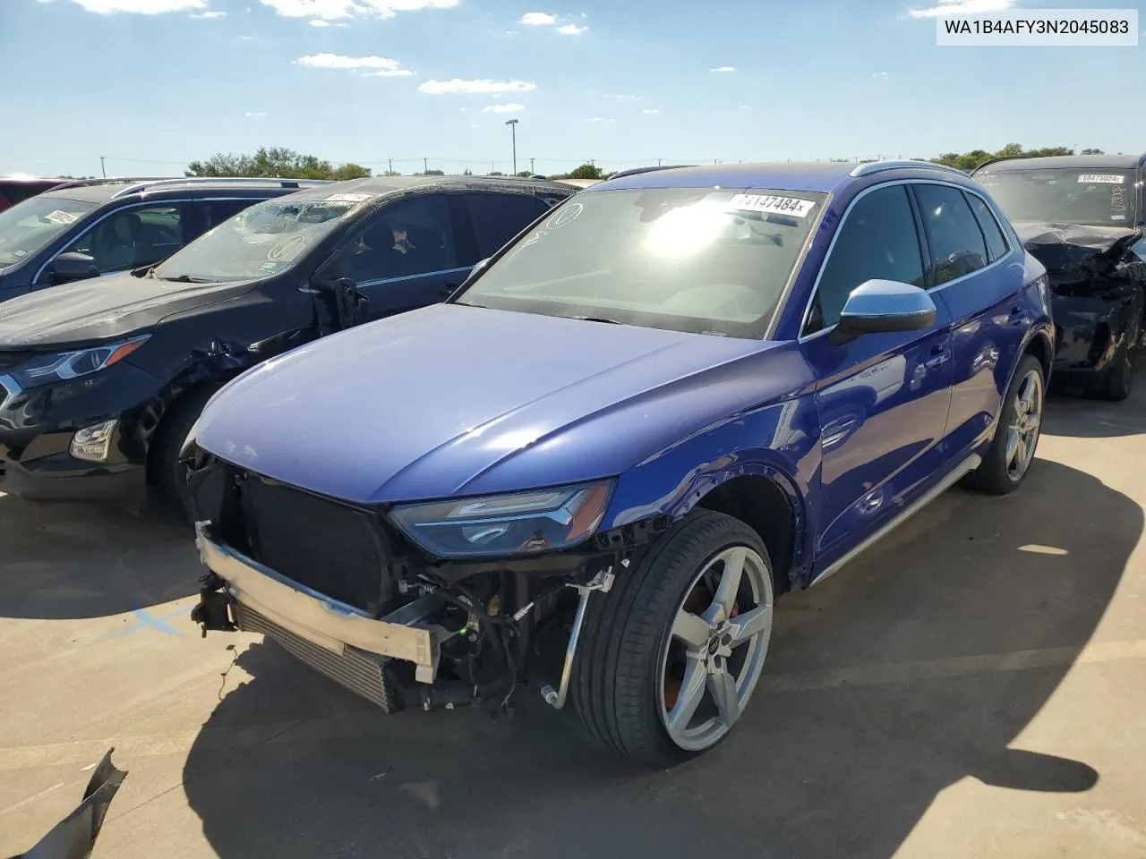 WA1B4AFY3N2045083 2022 Audi Sq5 Premium Plus