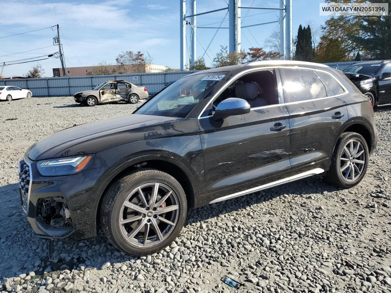 2022 Audi Sq5 Prestige VIN: WA1C4AFY4N2051396 Lot: 78709754