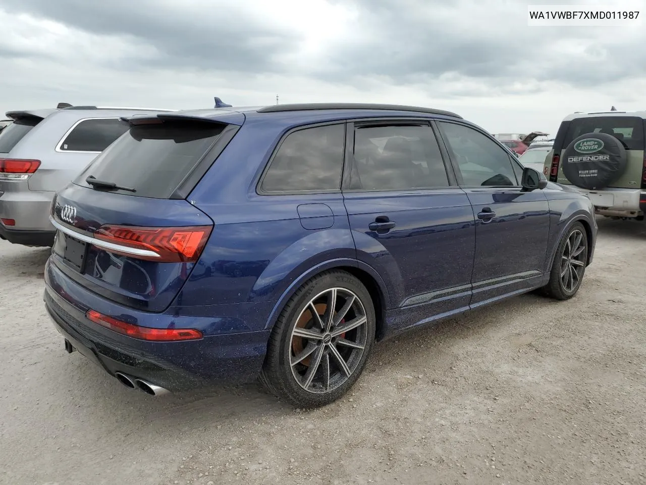 2021 Audi Sq7 Prestige VIN: WA1VWBF7XMD011987 Lot: 74781474