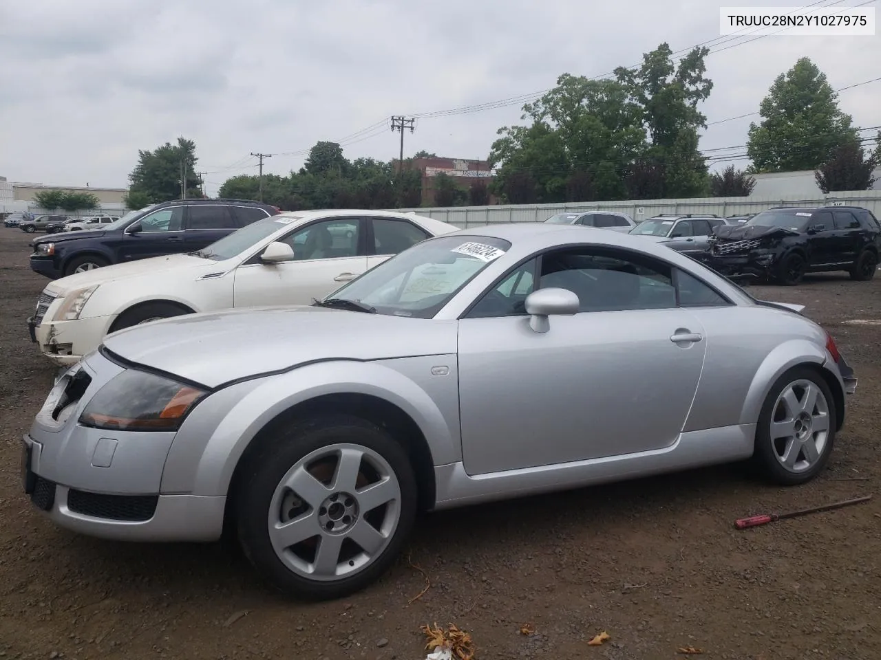 2000 Audi Tt Quattro VIN: TRUUC28N2Y1027975 Lot: 61466224