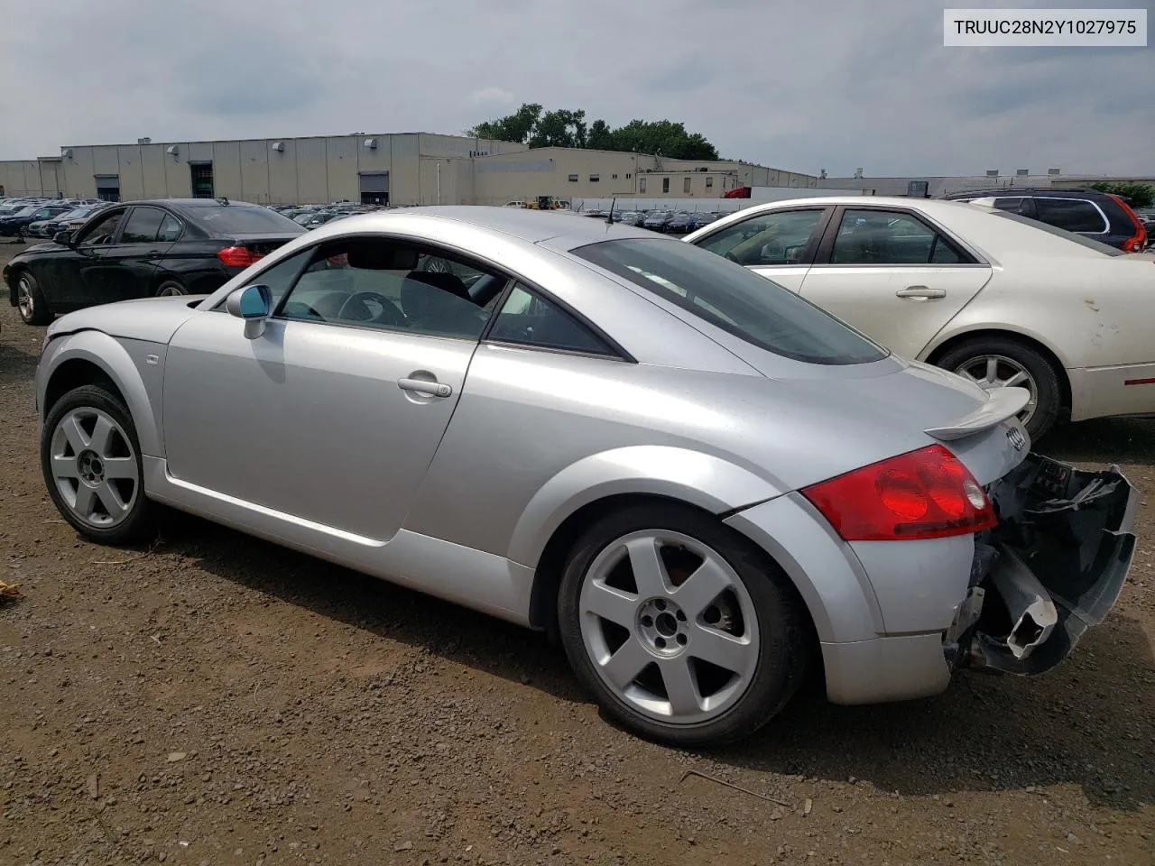 2000 Audi Tt Quattro VIN: TRUUC28N2Y1027975 Lot: 61466224