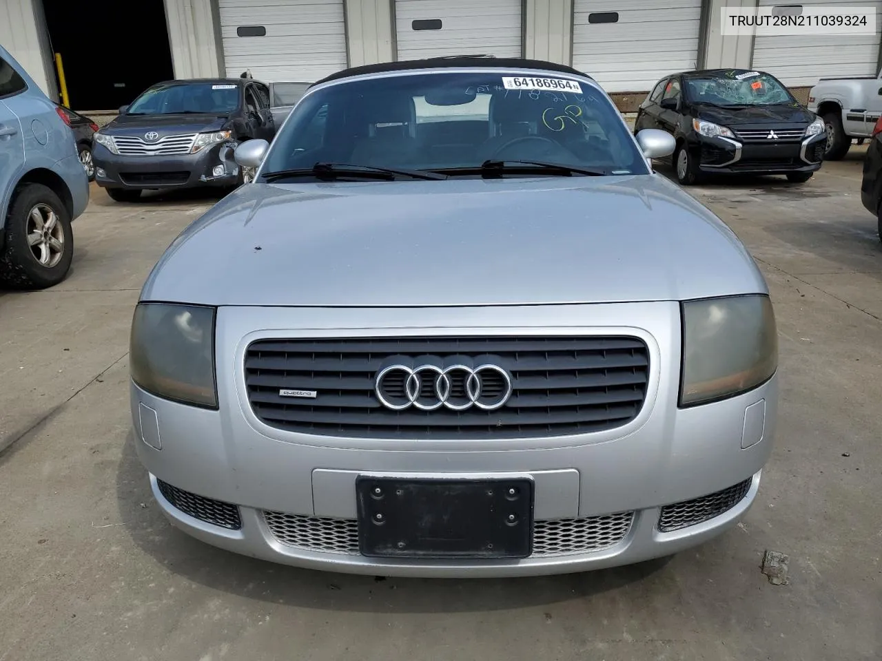 2001 Audi Tt Quattro VIN: TRUUT28N211039324 Lot: 64186964