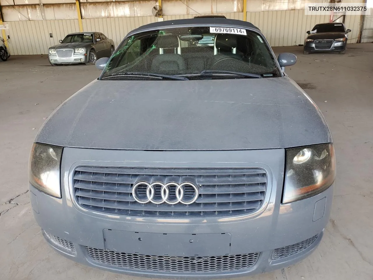 2001 Audi Tt VIN: TRUTX28N611032375 Lot: 69769114