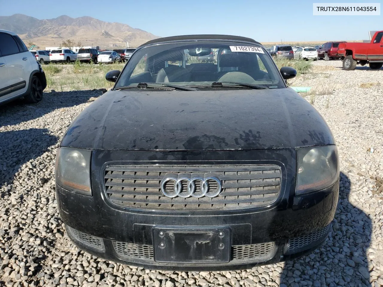 2001 Audi Tt VIN: TRUTX28N611043554 Lot: 71027394