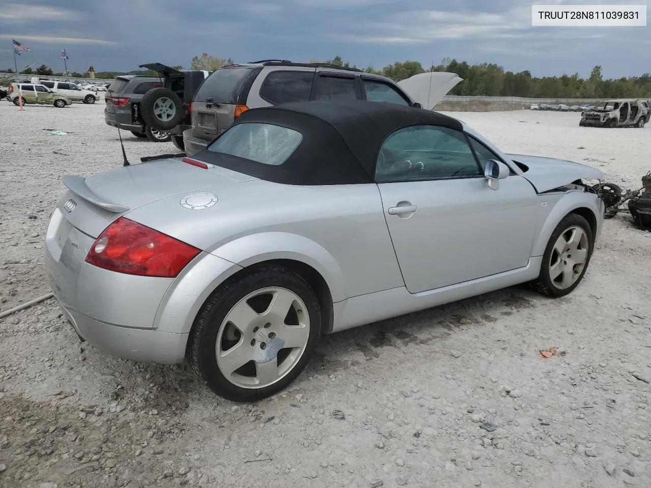 2001 Audi Tt Quattro VIN: TRUUT28N811039831 Lot: 72315664