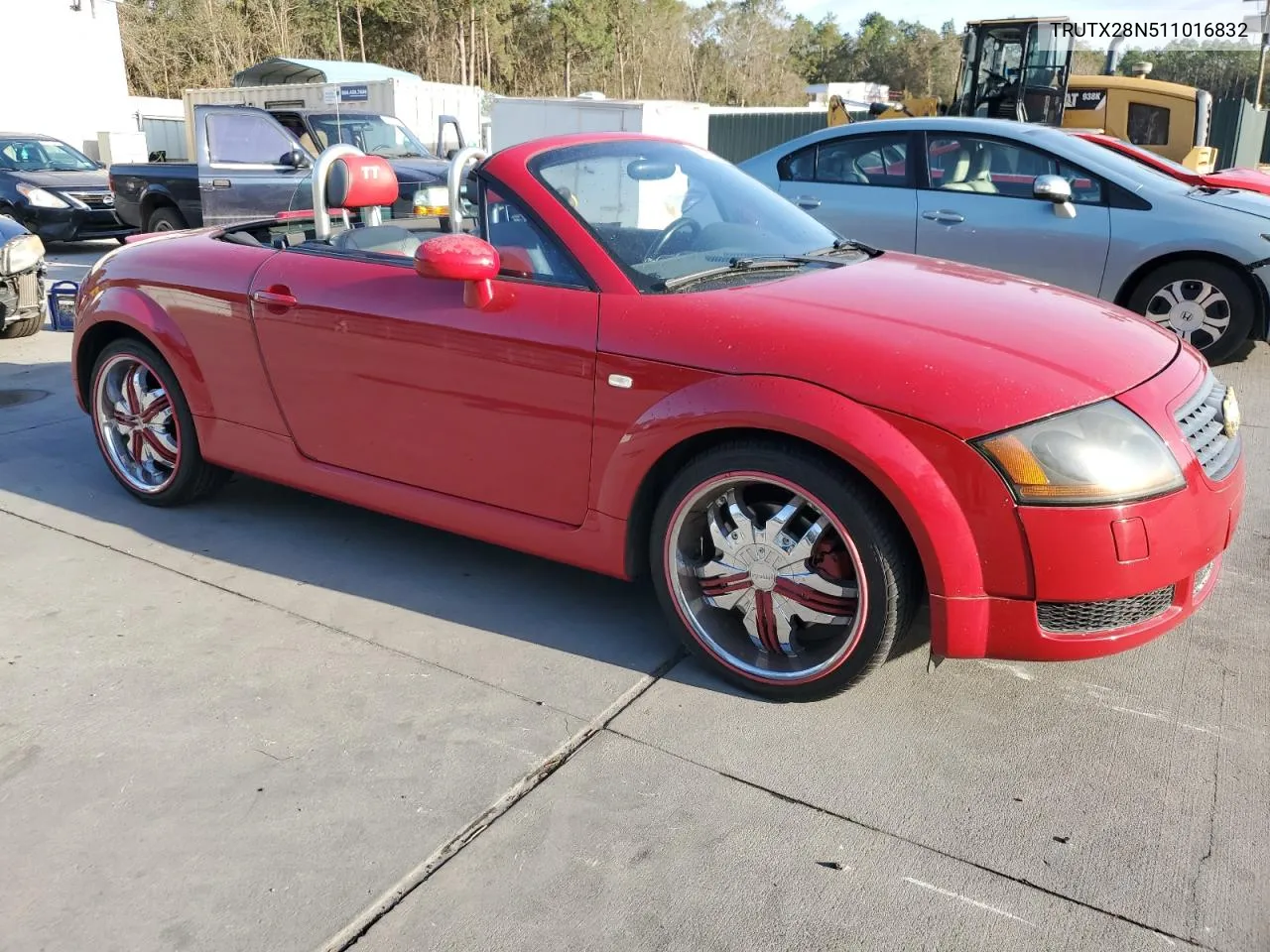 2001 Audi Tt VIN: TRUTX28N511016832 Lot: 76871654