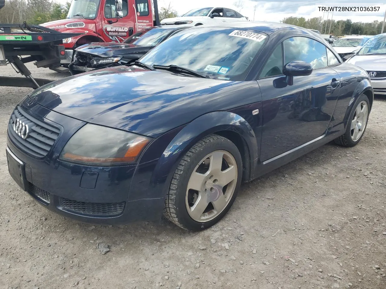 2002 Audi Tt Quattro VIN: TRUWT28NX21036357 Lot: 68270774