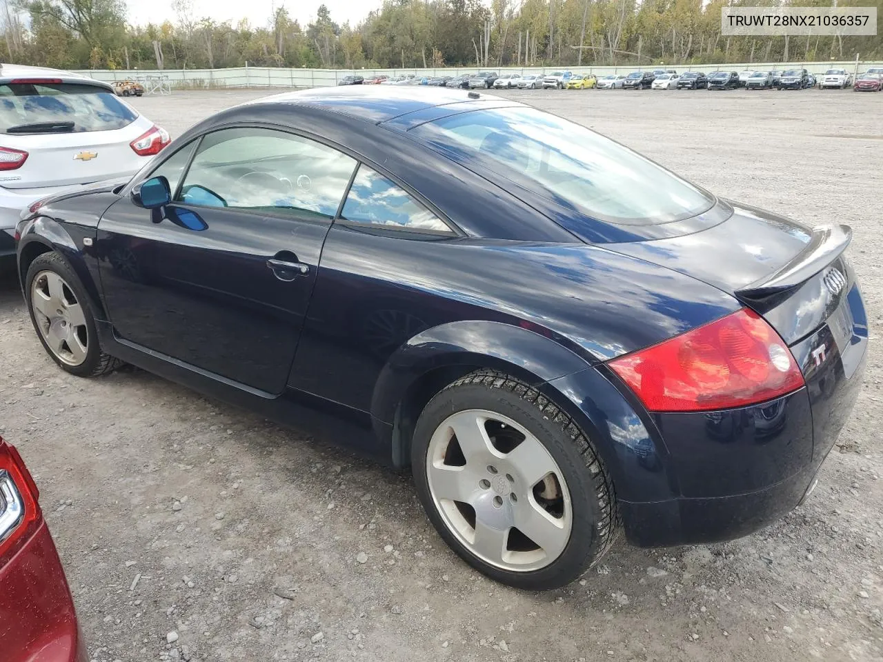 TRUWT28NX21036357 2002 Audi Tt Quattro