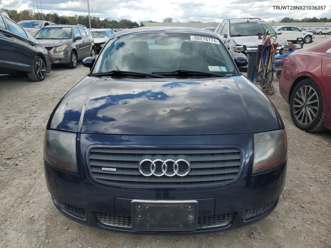 2002 Audi Tt Quattro VIN: TRUWT28NX21036357 Lot: 68270774