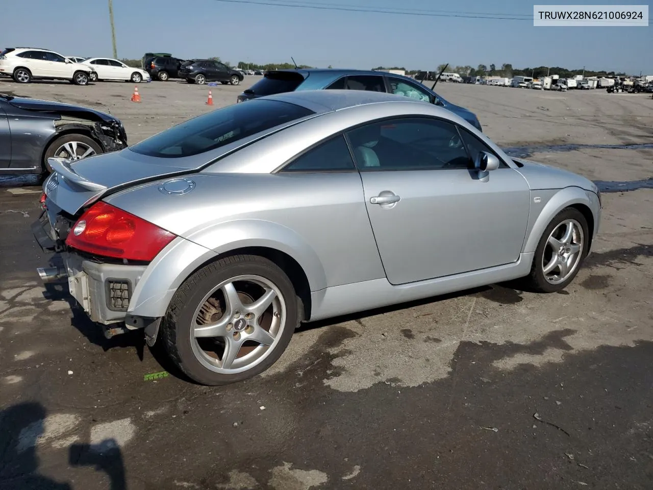 2002 Audi Tt Quattro VIN: TRUWX28N621006924 Lot: 69520604