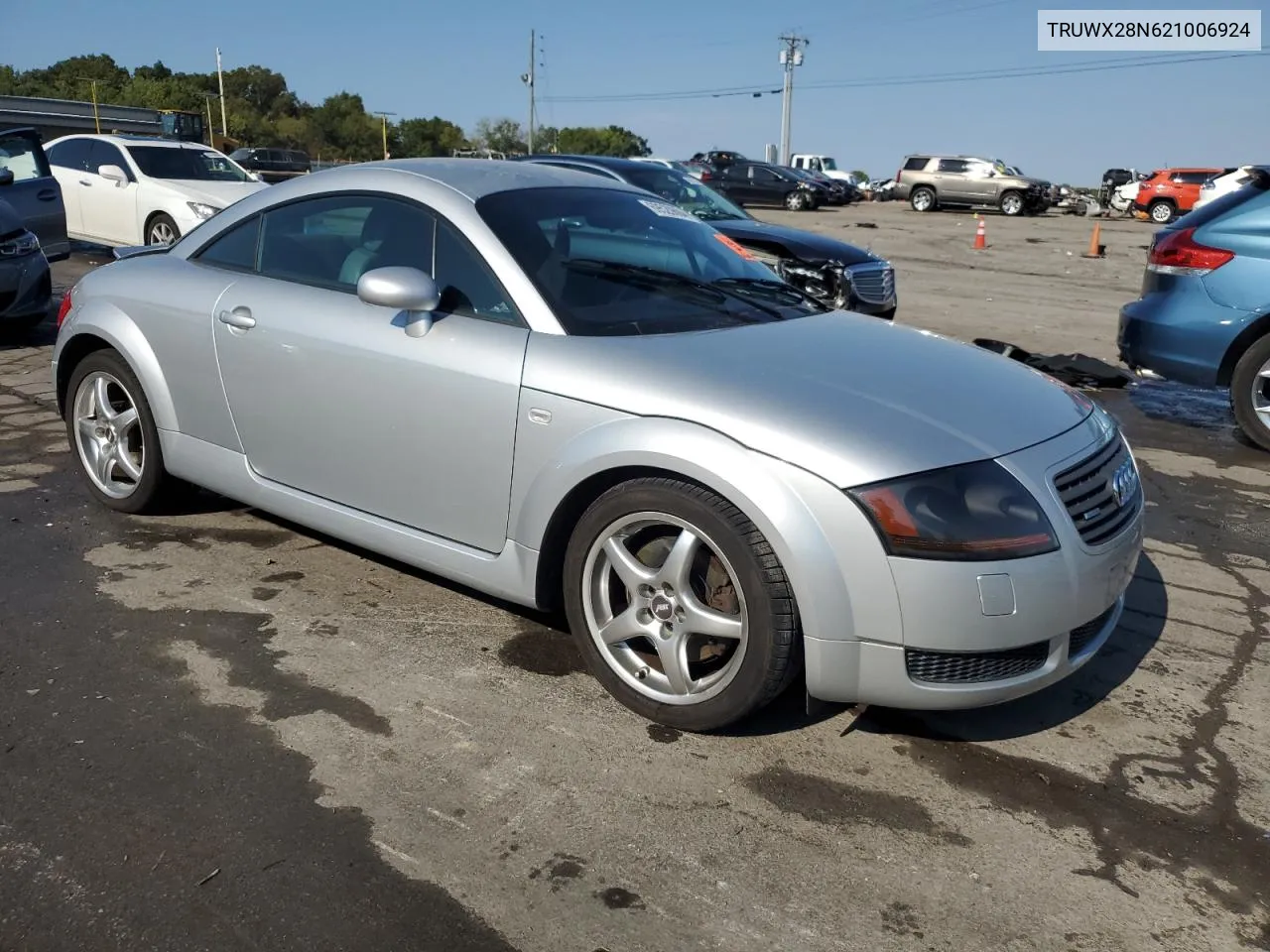 2002 Audi Tt Quattro VIN: TRUWX28N621006924 Lot: 69520604