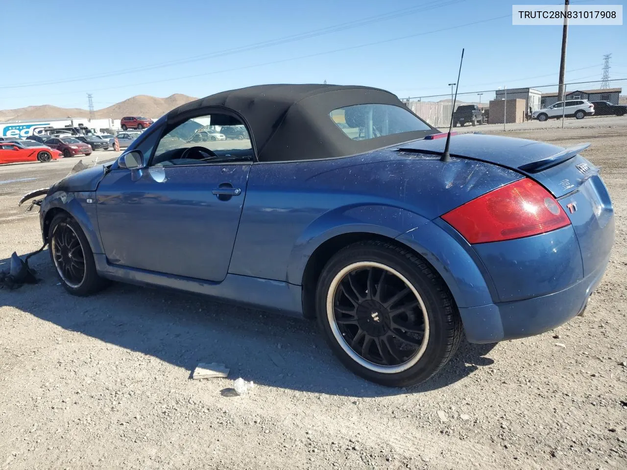 2003 Audi Tt VIN: TRUTC28N831017908 Lot: 67419124