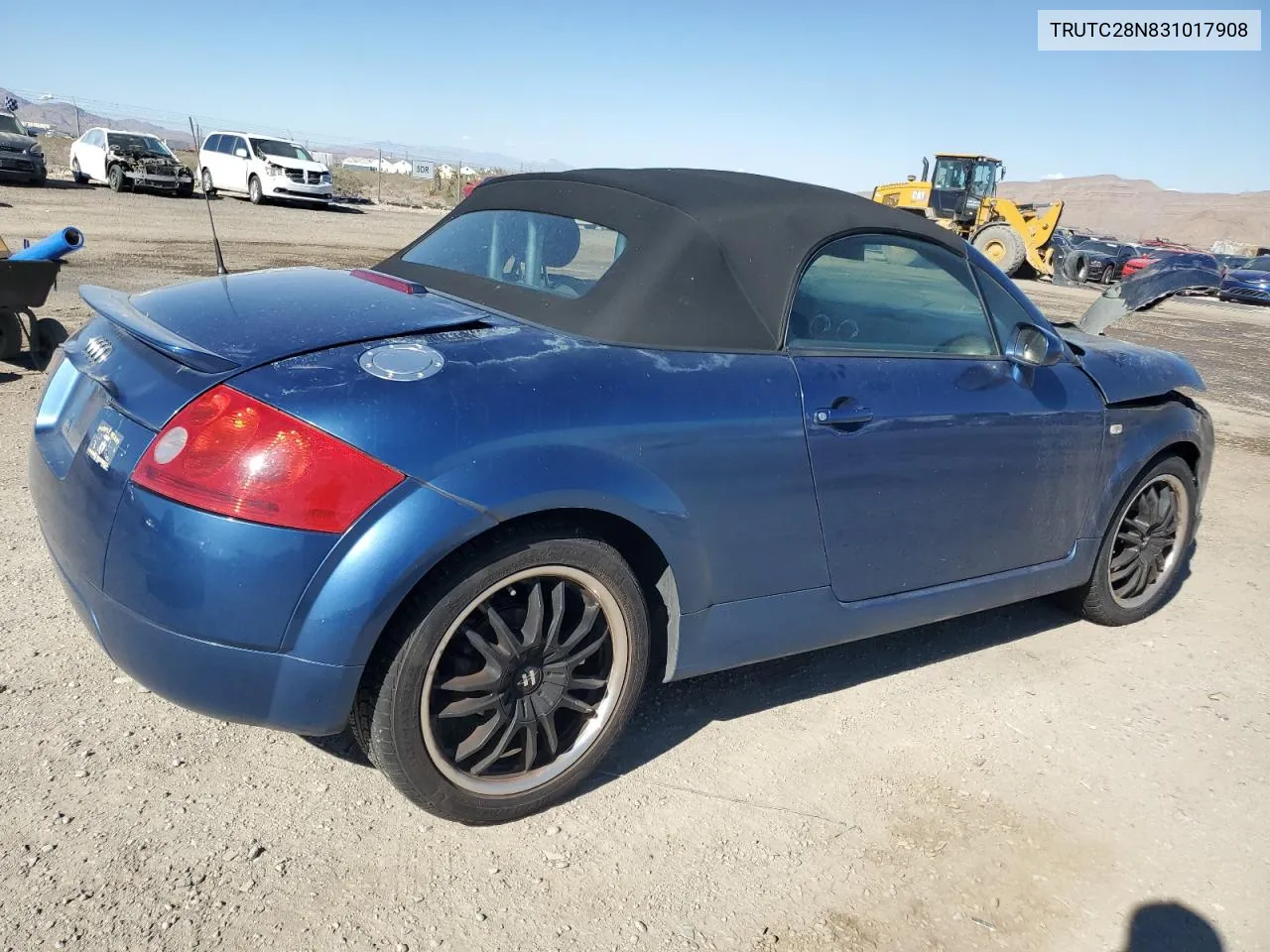 2003 Audi Tt VIN: TRUTC28N831017908 Lot: 67419124