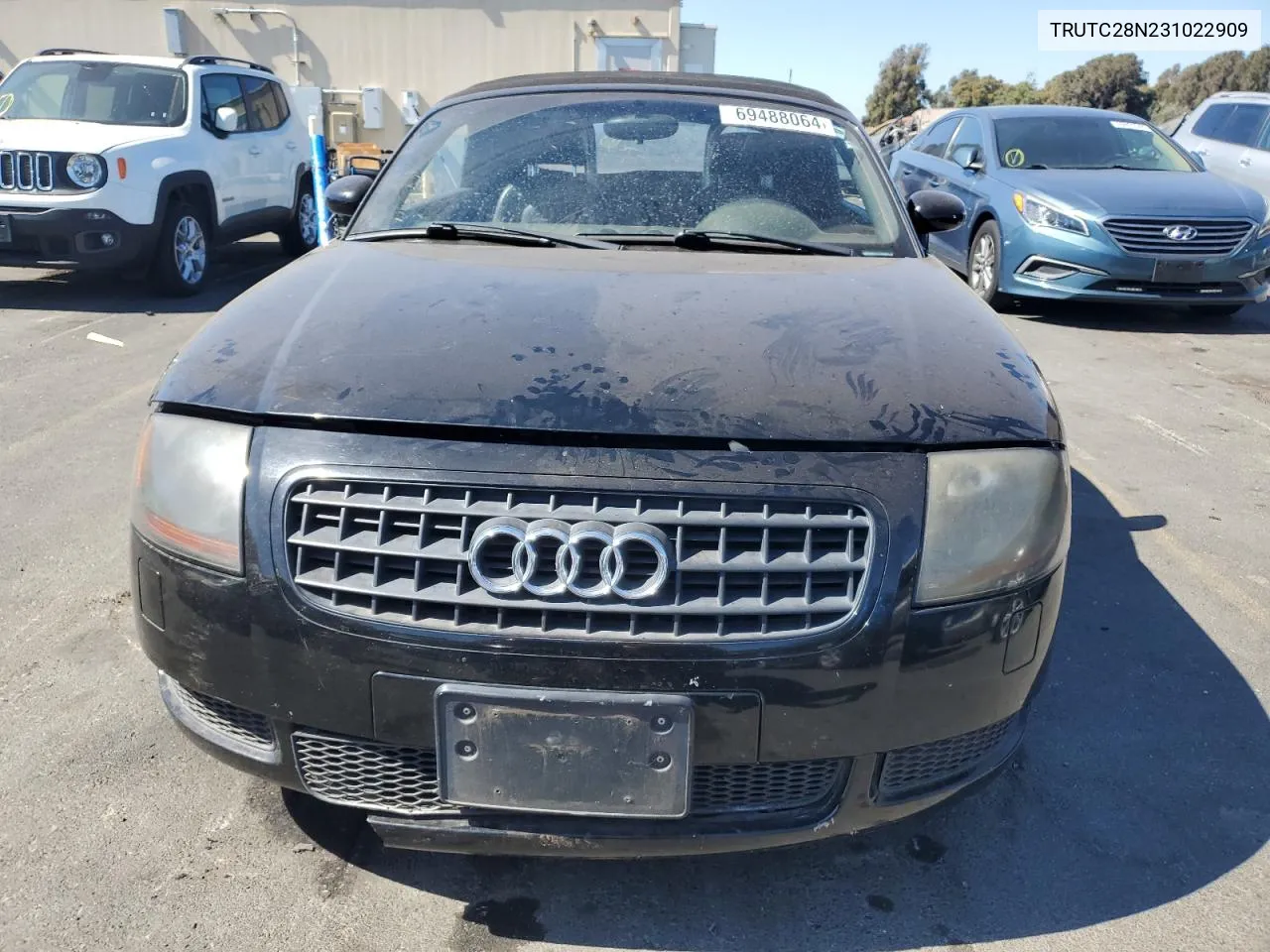 2003 Audi Tt VIN: TRUTC28N231022909 Lot: 69488064