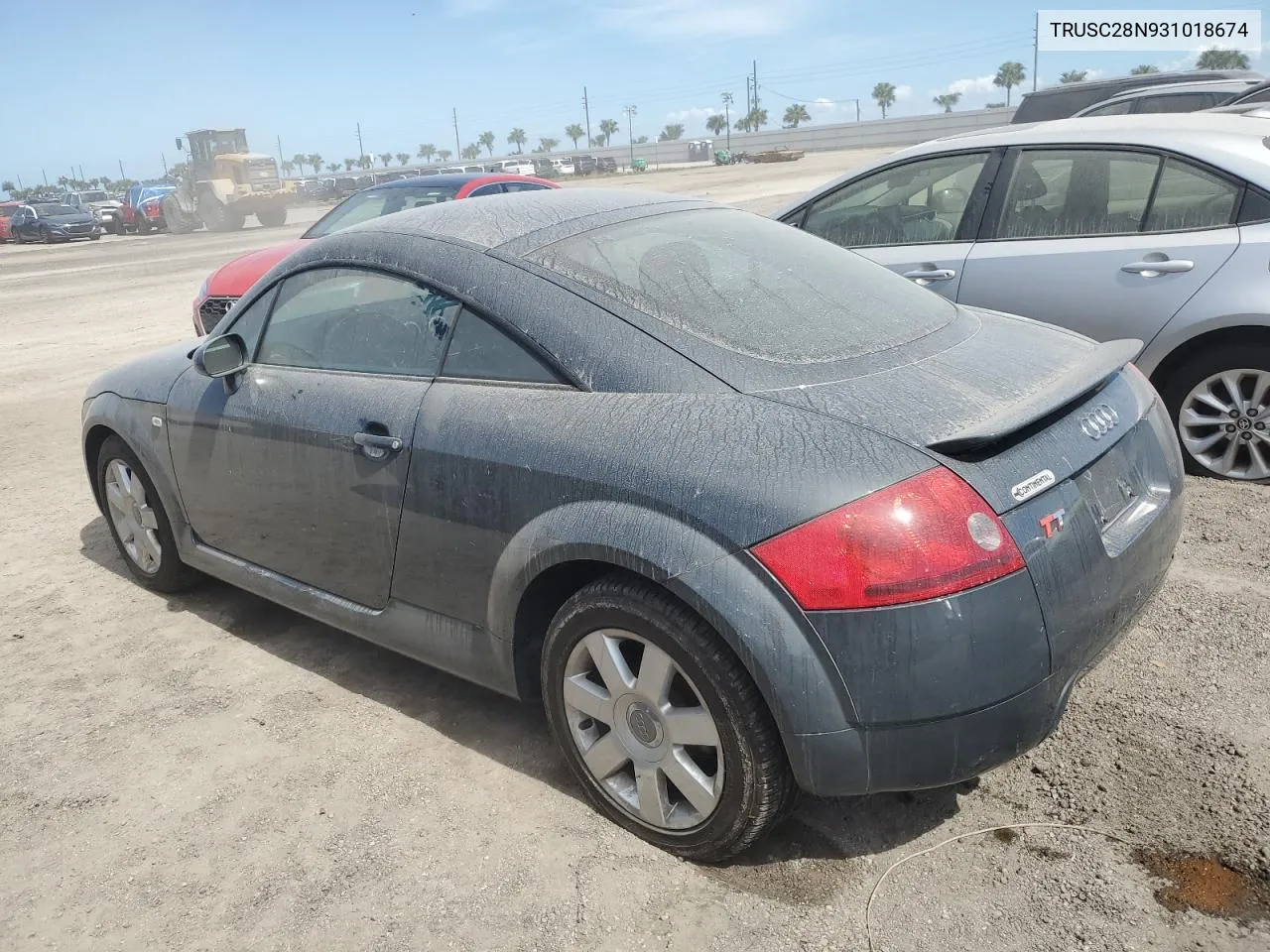 2003 Audi Tt VIN: TRUSC28N931018674 Lot: 74893164