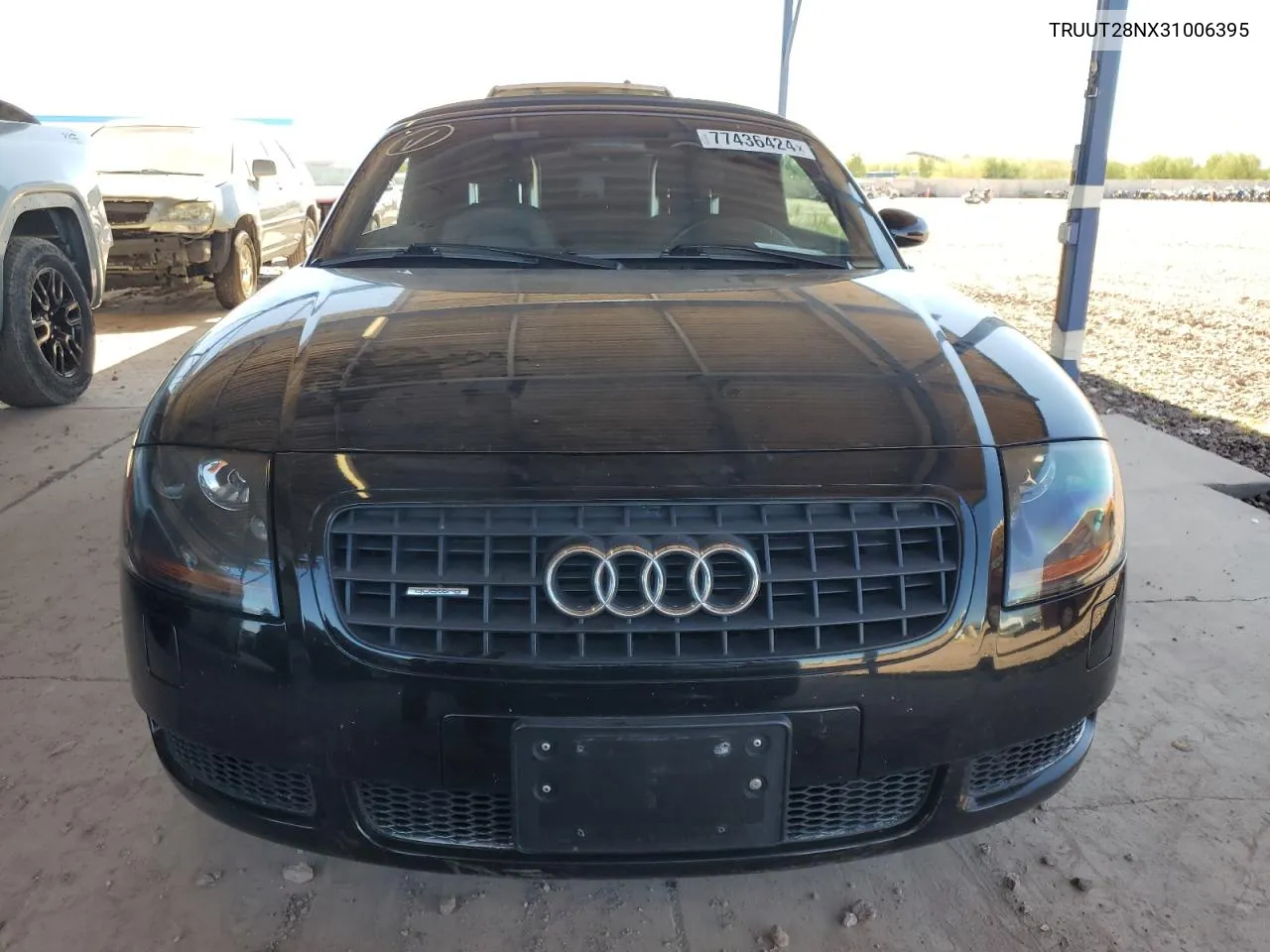 2003 Audi Tt Quattro VIN: TRUUT28NX31006395 Lot: 77436424