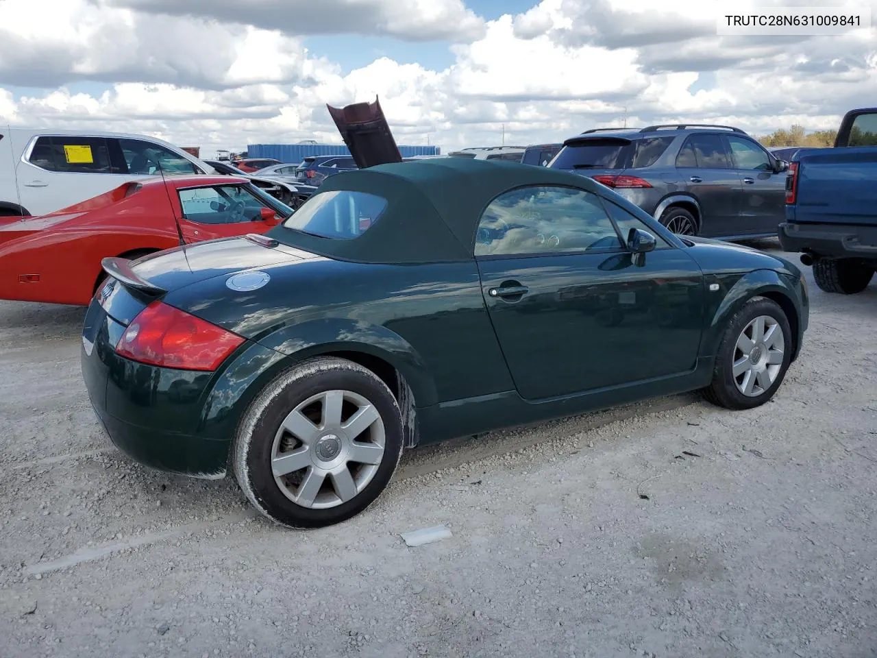 2003 Audi Tt VIN: TRUTC28N631009841 Lot: 78074124