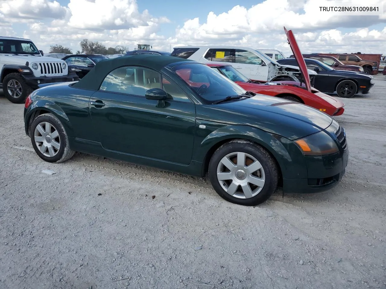 2003 Audi Tt VIN: TRUTC28N631009841 Lot: 78074124