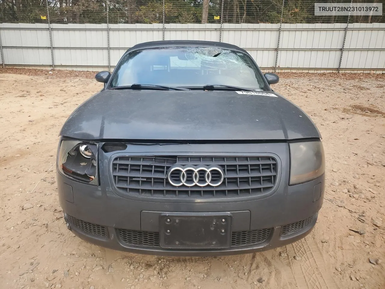 2003 Audi Tt Quattro VIN: TRUUT28N231013972 Lot: 79018004