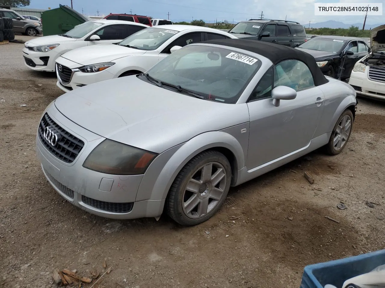 2004 Audi Tt VIN: TRUTC28N541023148 Lot: 67667714