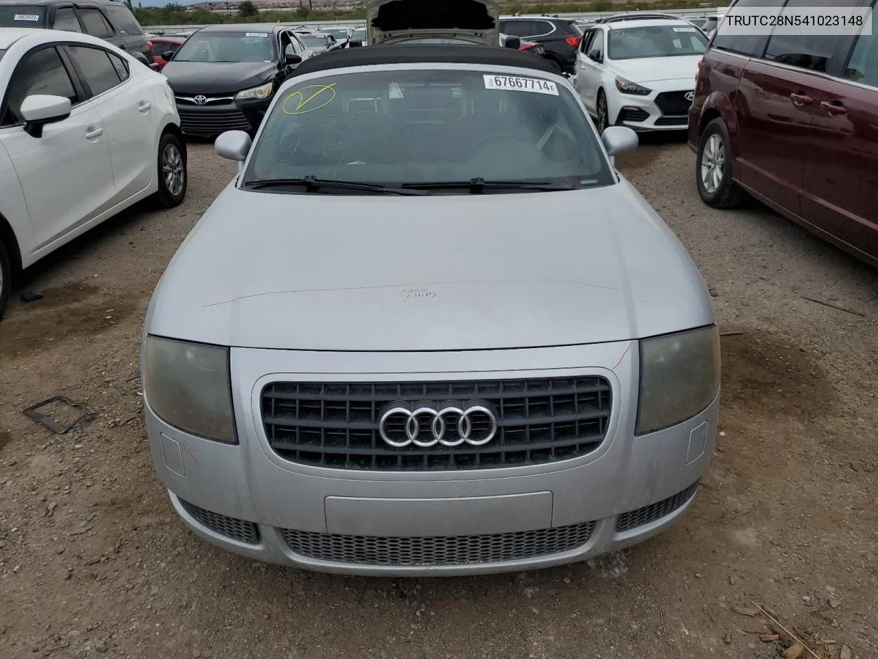 2004 Audi Tt VIN: TRUTC28N541023148 Lot: 67667714