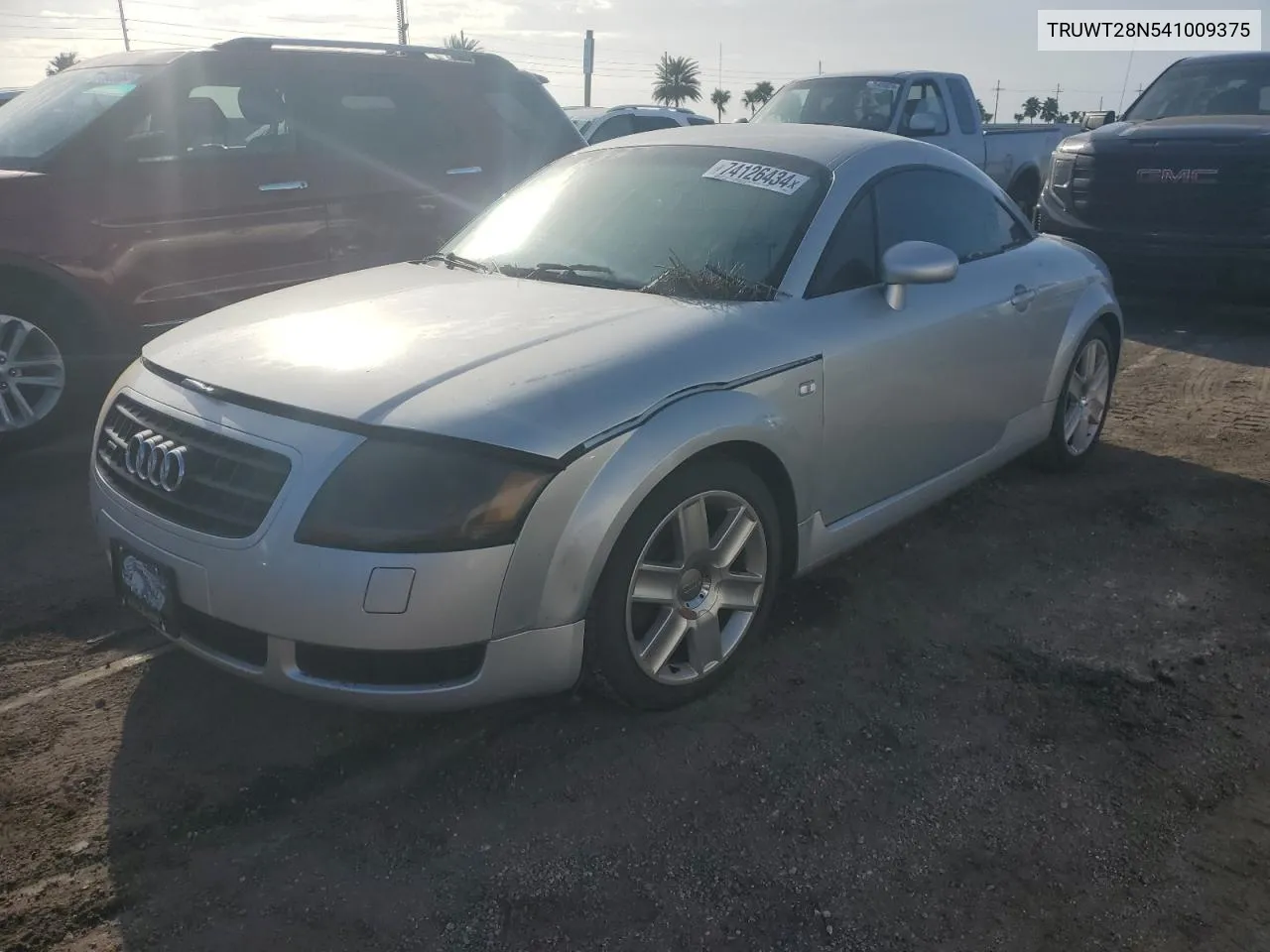 2004 Audi Tt Quattro VIN: TRUWT28N541009375 Lot: 74126434