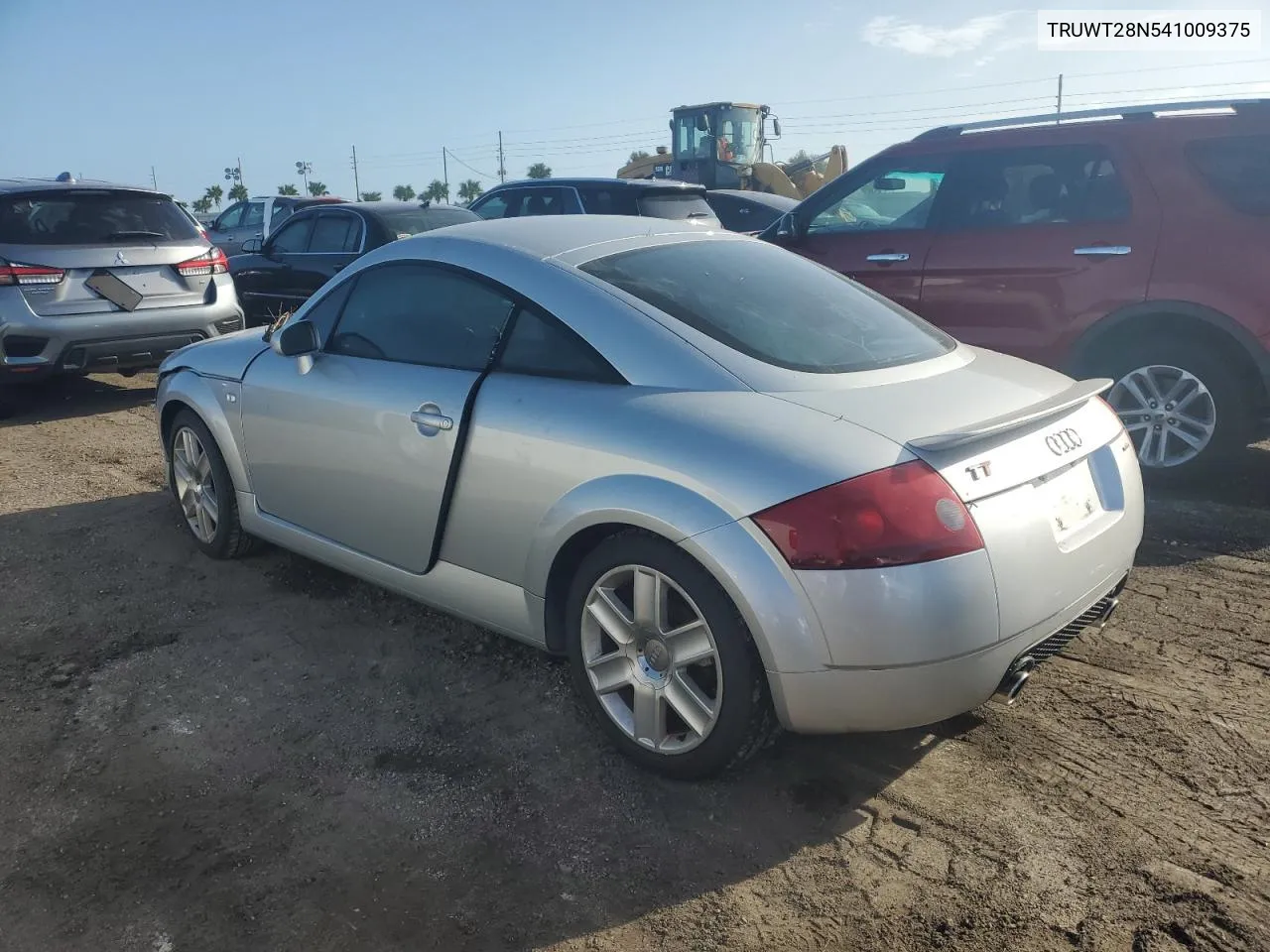 2004 Audi Tt Quattro VIN: TRUWT28N541009375 Lot: 74126434