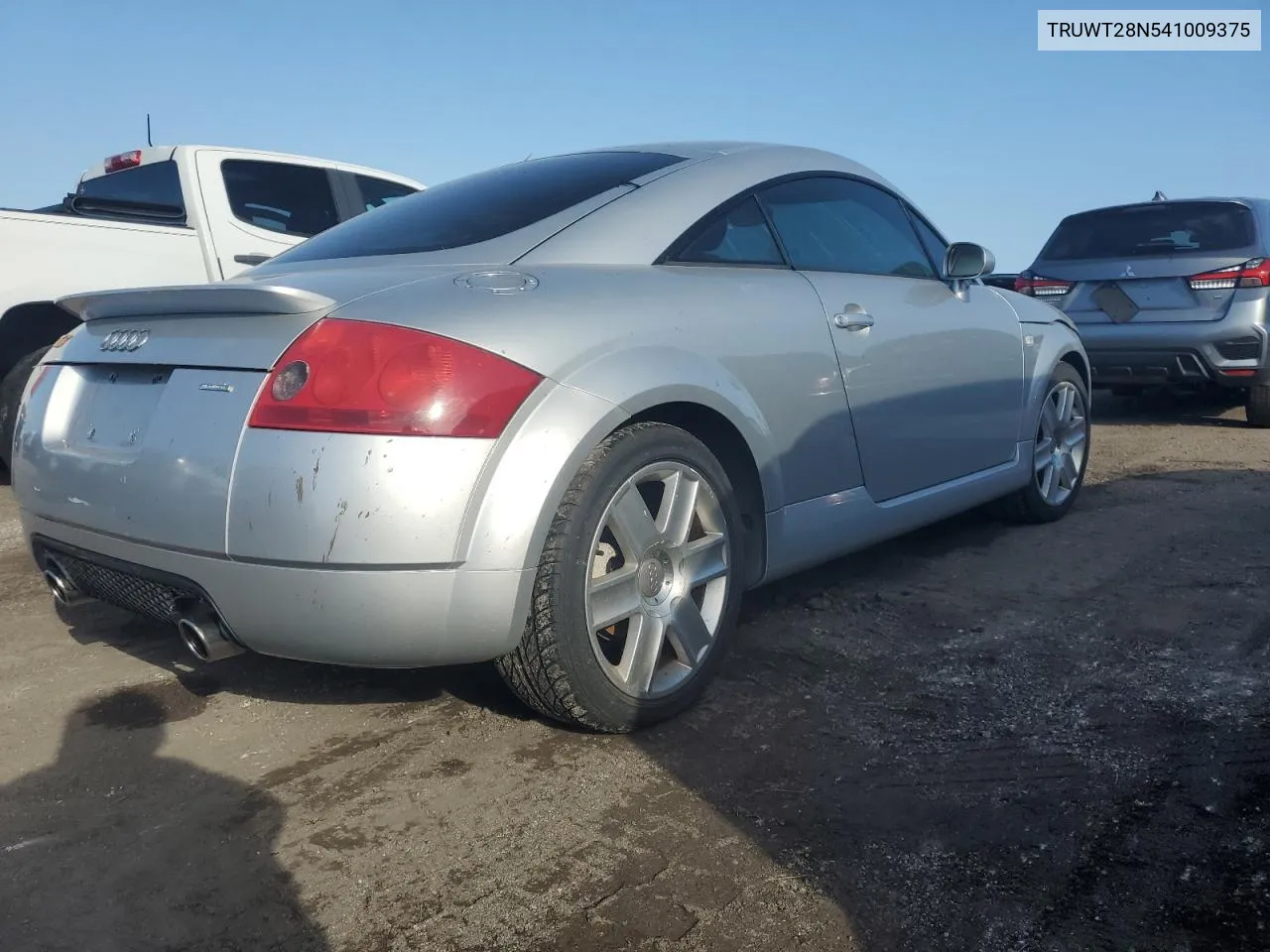 2004 Audi Tt Quattro VIN: TRUWT28N541009375 Lot: 74126434