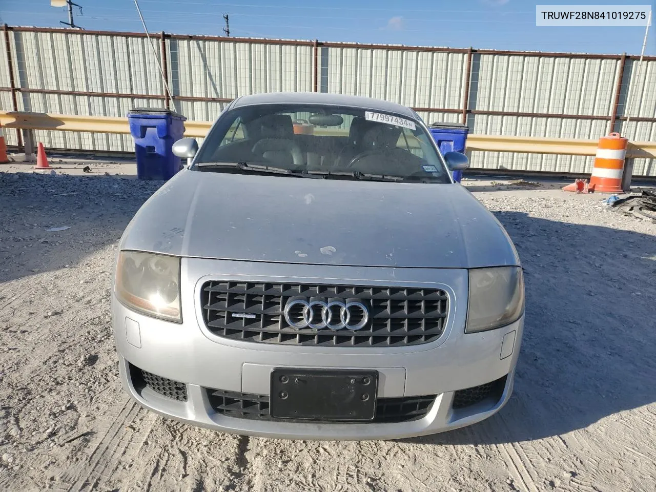 2004 Audi Tt 3.2 Quattro VIN: TRUWF28N841019275 Lot: 77997434