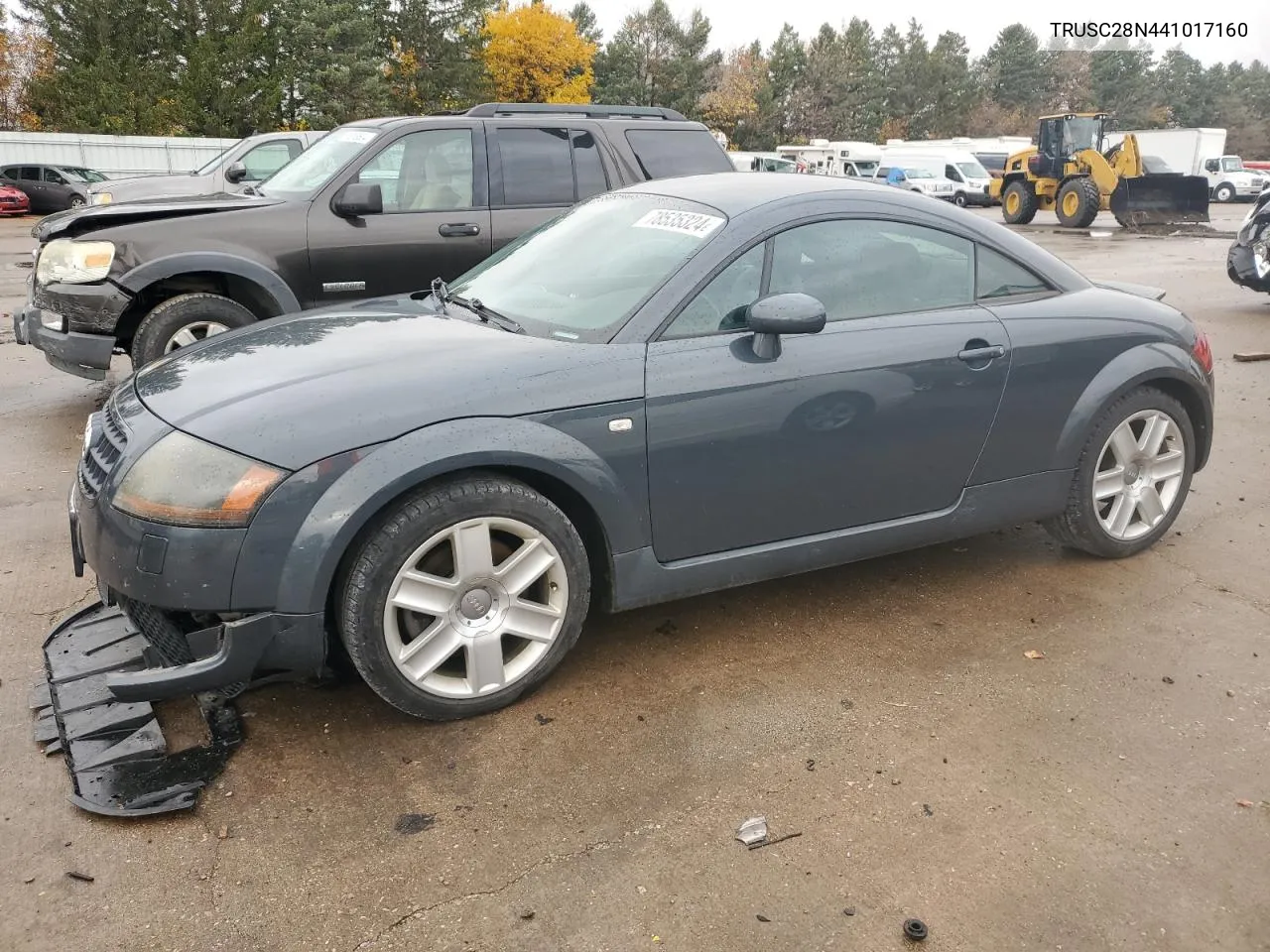 2004 Audi Tt VIN: TRUSC28N441017160 Lot: 78535324