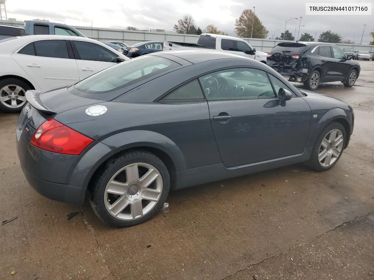 2004 Audi Tt VIN: TRUSC28N441017160 Lot: 78535324