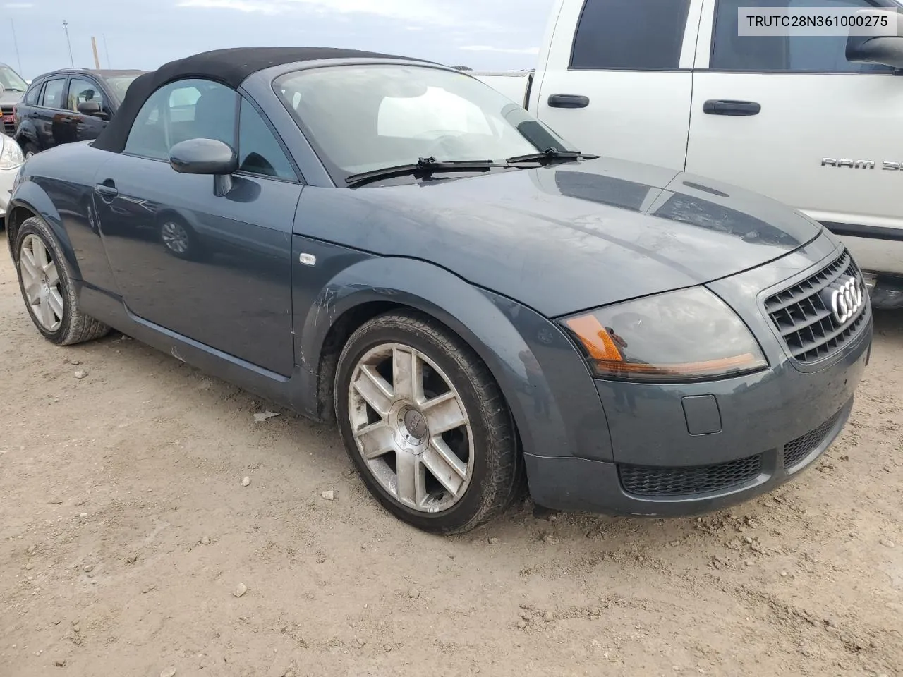 2006 Audi Tt VIN: TRUTC28N361000275 Lot: 75401594