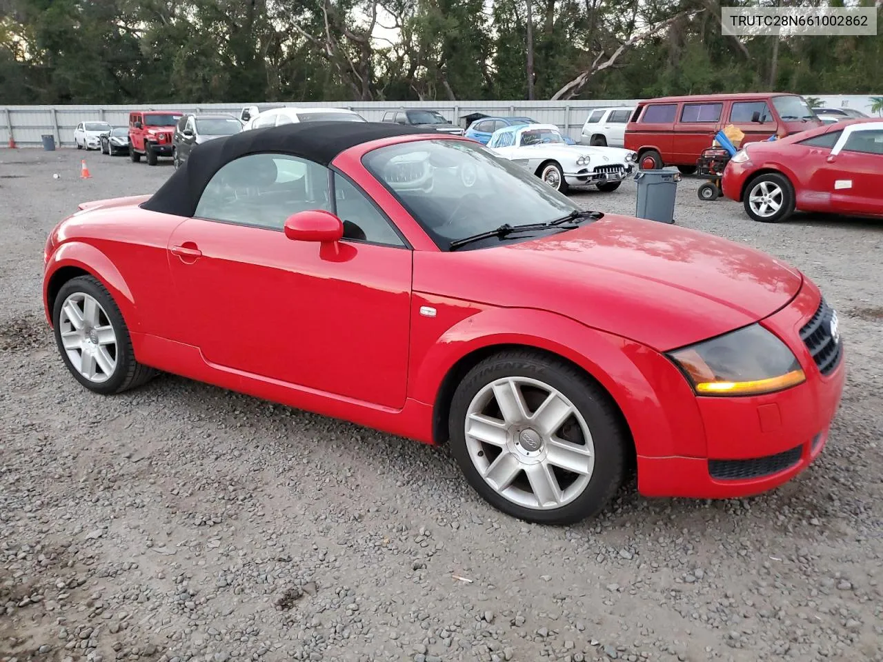 2006 Audi Tt VIN: TRUTC28N661002862 Lot: 80904884