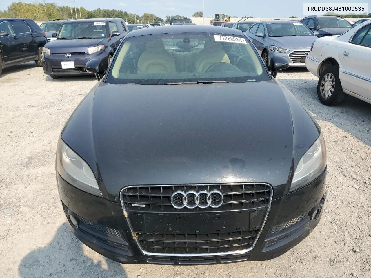 2008 Audi Tt 3.2 Quattro VIN: TRUDD38J481000535 Lot: 71263684