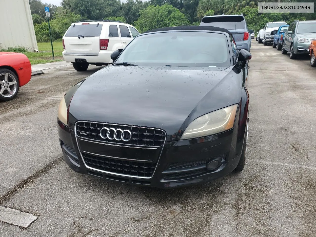 2008 Audi Tt 3.2 Quattro VIN: TRURD38JX81004949 Lot: 74815894