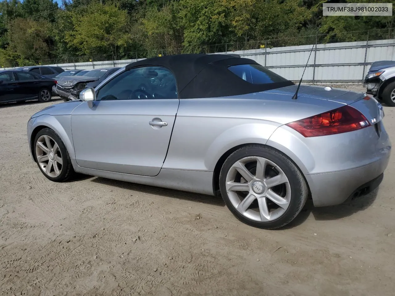 2008 Audi Tt 2.0T VIN: TRUMF38J981002033 Lot: 76780514