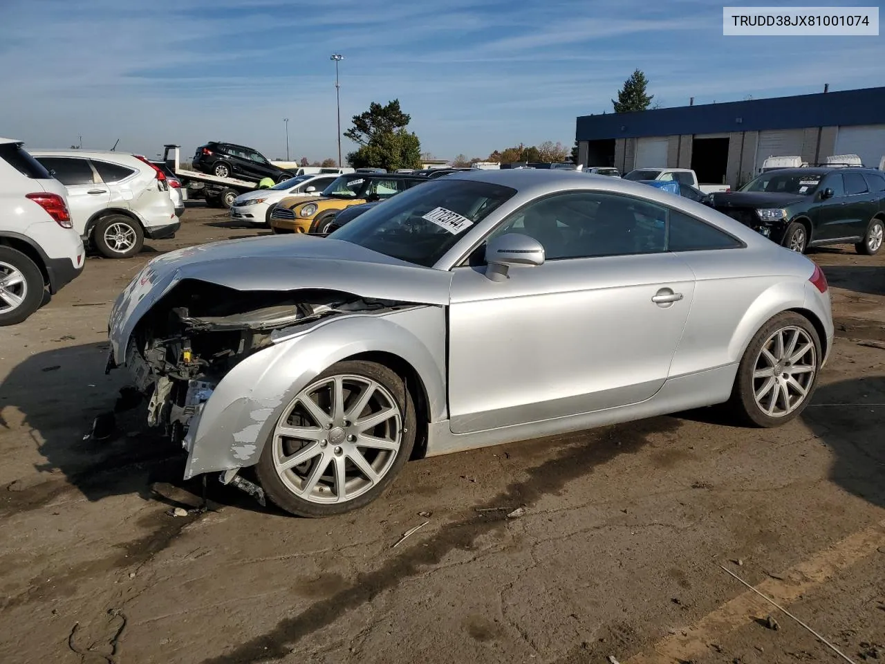 TRUDD38JX81001074 2008 Audi Tt 3.2 Quattro