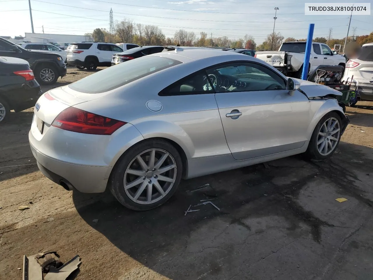 TRUDD38JX81001074 2008 Audi Tt 3.2 Quattro