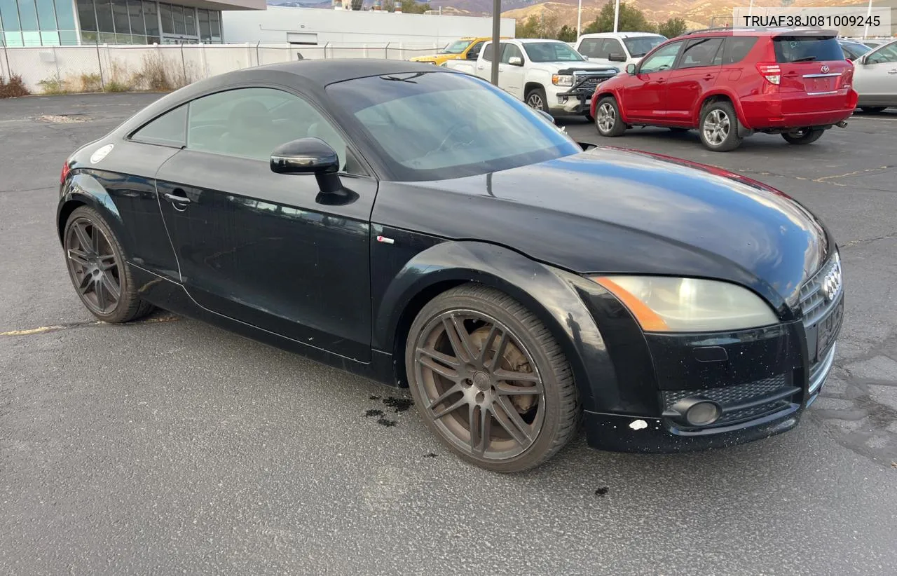 2008 Audi Tt 2.0T VIN: TRUAF38J081009245 Lot: 79571214