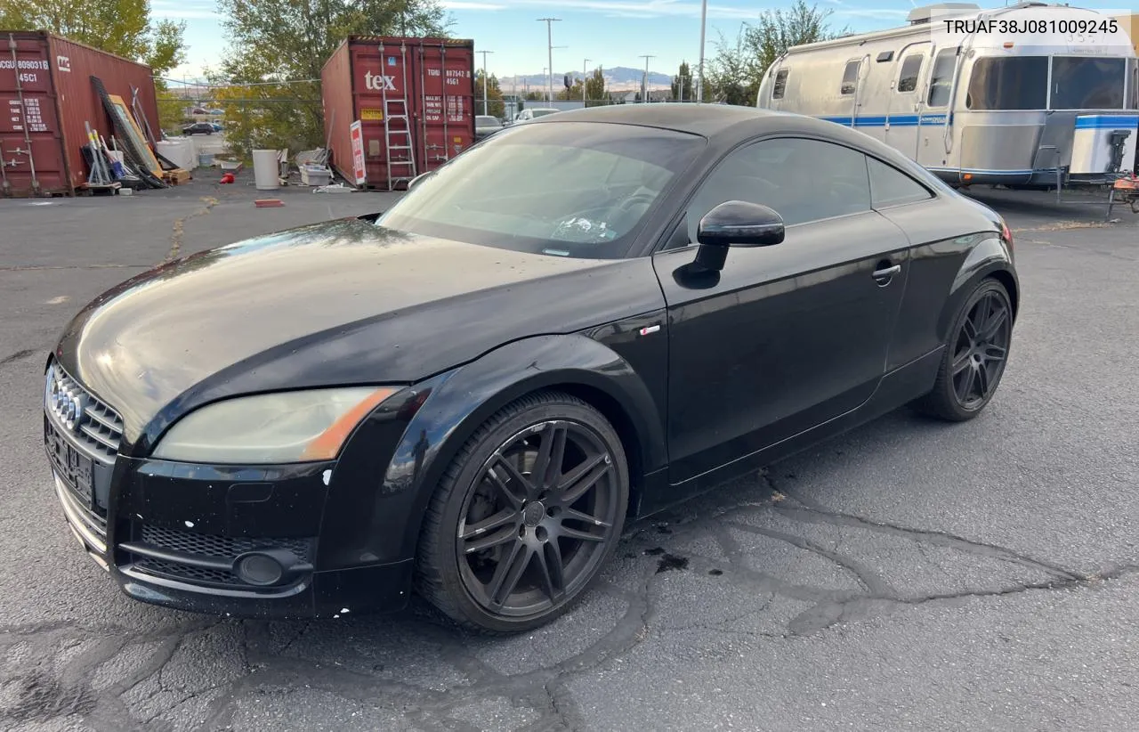 2008 Audi Tt 2.0T VIN: TRUAF38J081009245 Lot: 79571214