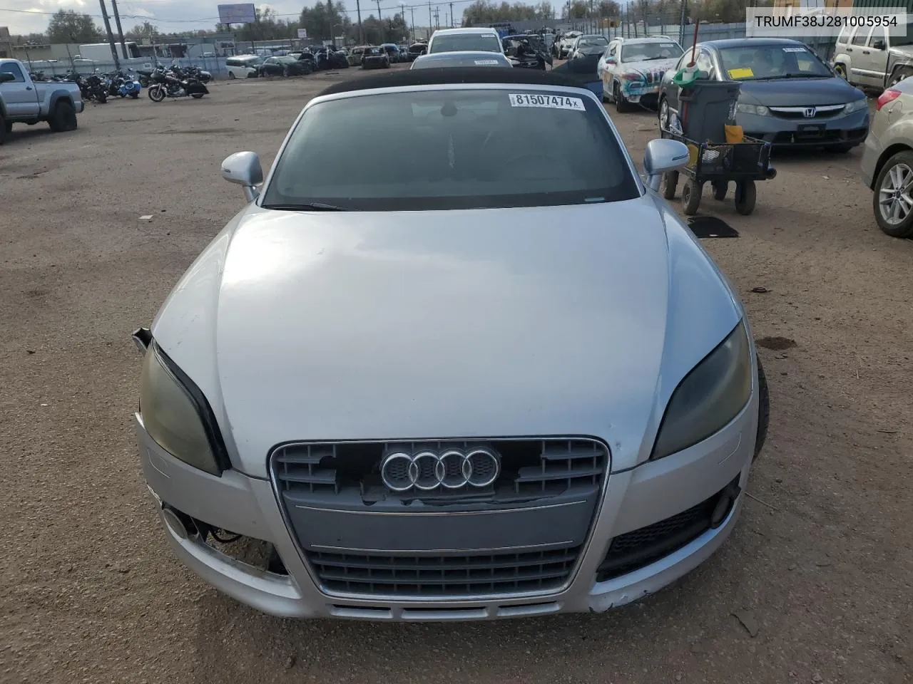 2008 Audi Tt 2.0T VIN: TRUMF38J281005954 Lot: 81507474