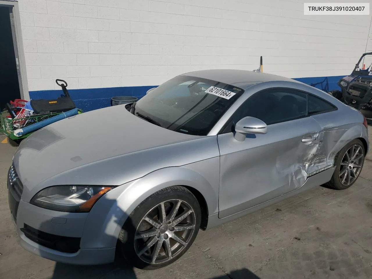 2009 Audi Tt VIN: TRUKF38J391020407 Lot: 62101664