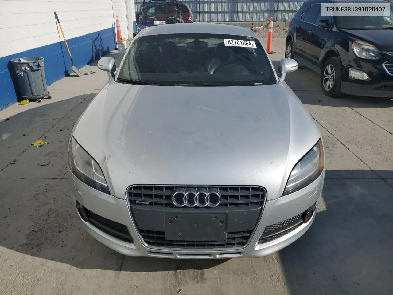 2009 Audi Tt VIN: TRUKF38J391020407 Lot: 62101664