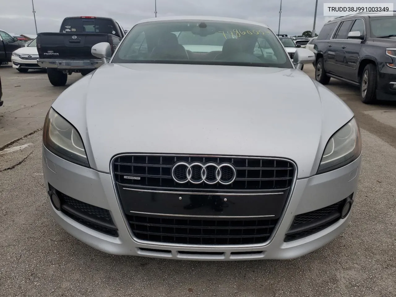 2009 Audi Tt 3.2 Quattro VIN: TRUDD38J991003349 Lot: 74860054