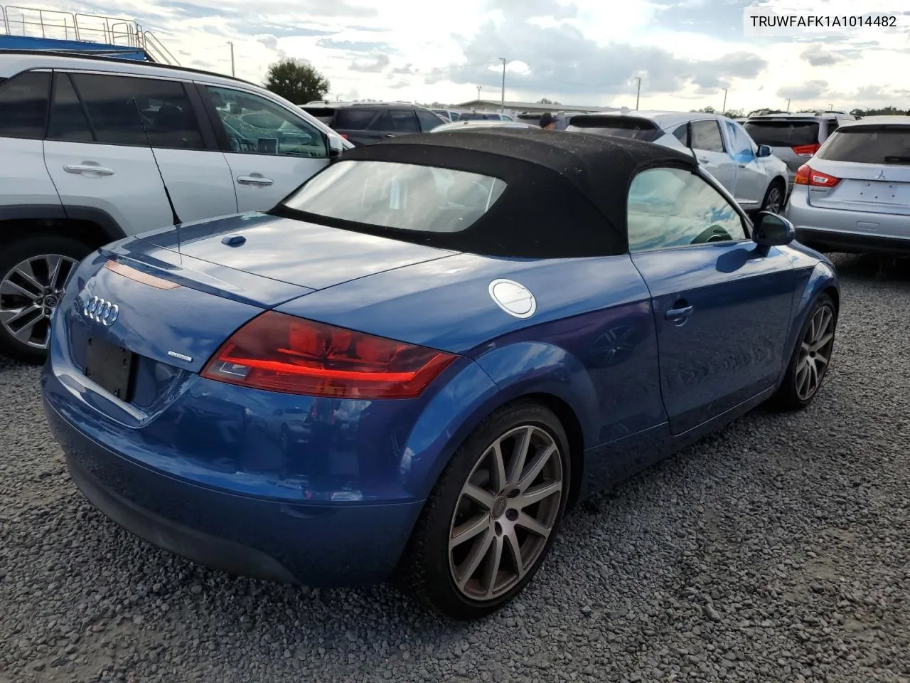 2010 Audi Tt Premium Plus VIN: TRUWFAFK1A1014482 Lot: 74144434