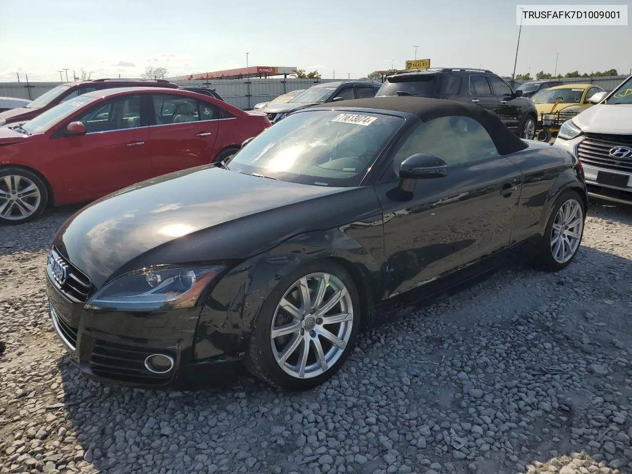 2013 Audi Tt Premium Plus VIN: TRUSFAFK7D1009001 Lot: 71613074