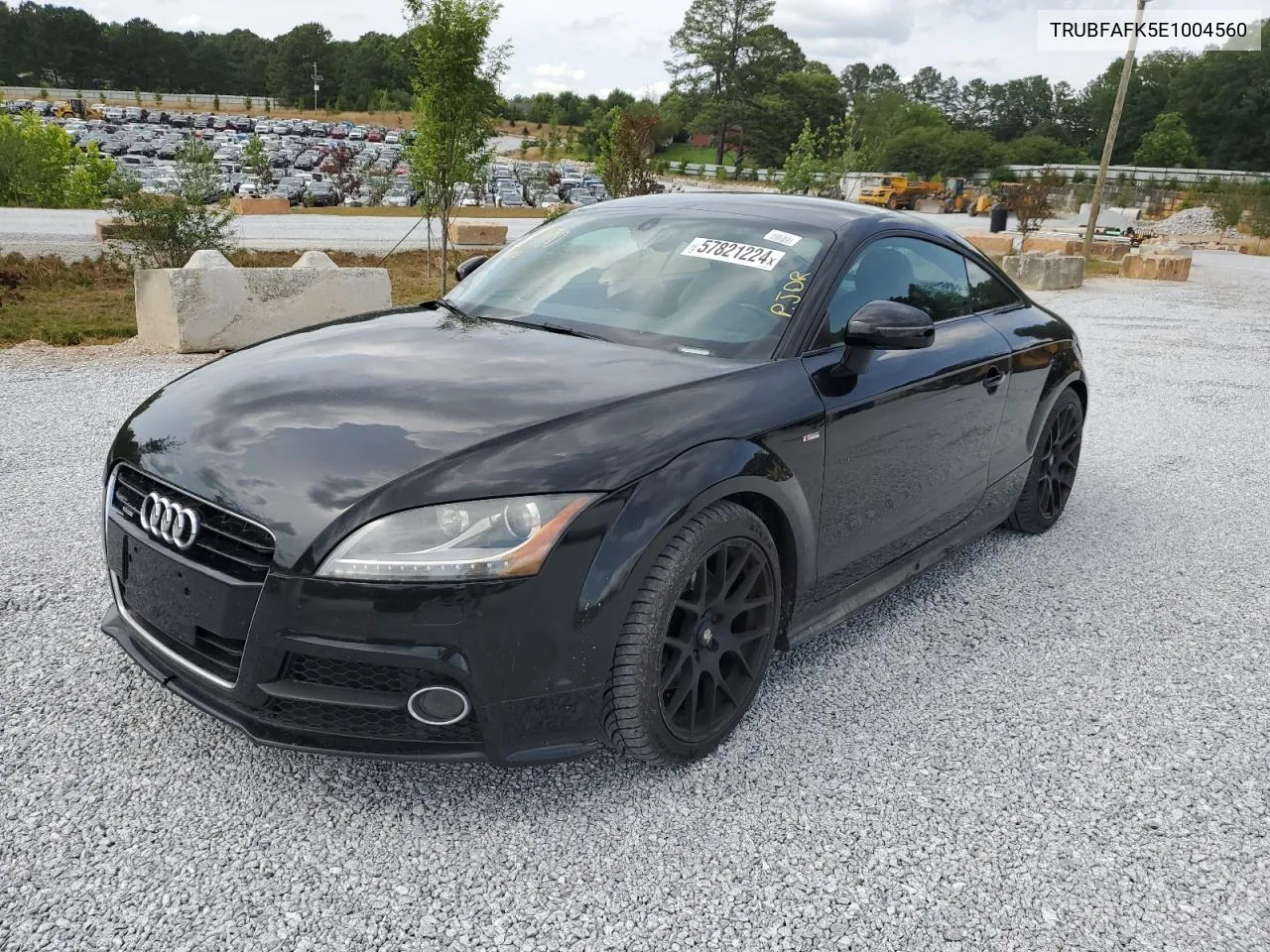 2014 Audi Tt Premium Plus VIN: TRUBFAFK5E1004560 Lot: 57821224