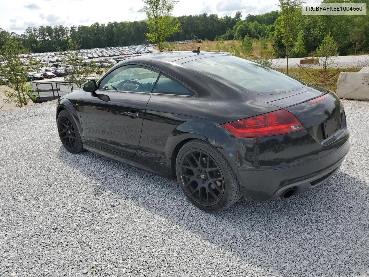 2014 Audi Tt Premium Plus VIN: TRUBFAFK5E1004560 Lot: 57821224