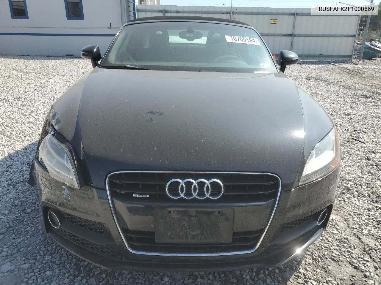 TRUSFAFK2F1000869 2015 Audi Tt